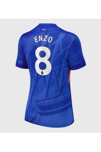 Chelsea Enzo Fernandez #8 Voetbaltruitje Thuis tenue Dames 2025-26 Korte Mouw